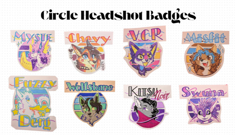 Circle Headshot Badge