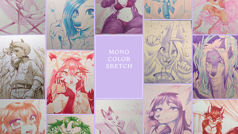 Mono Color Sketch Mono Color Sketch